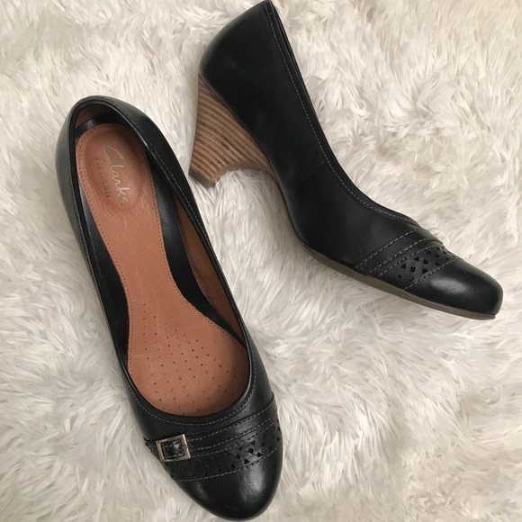 clarks womens black